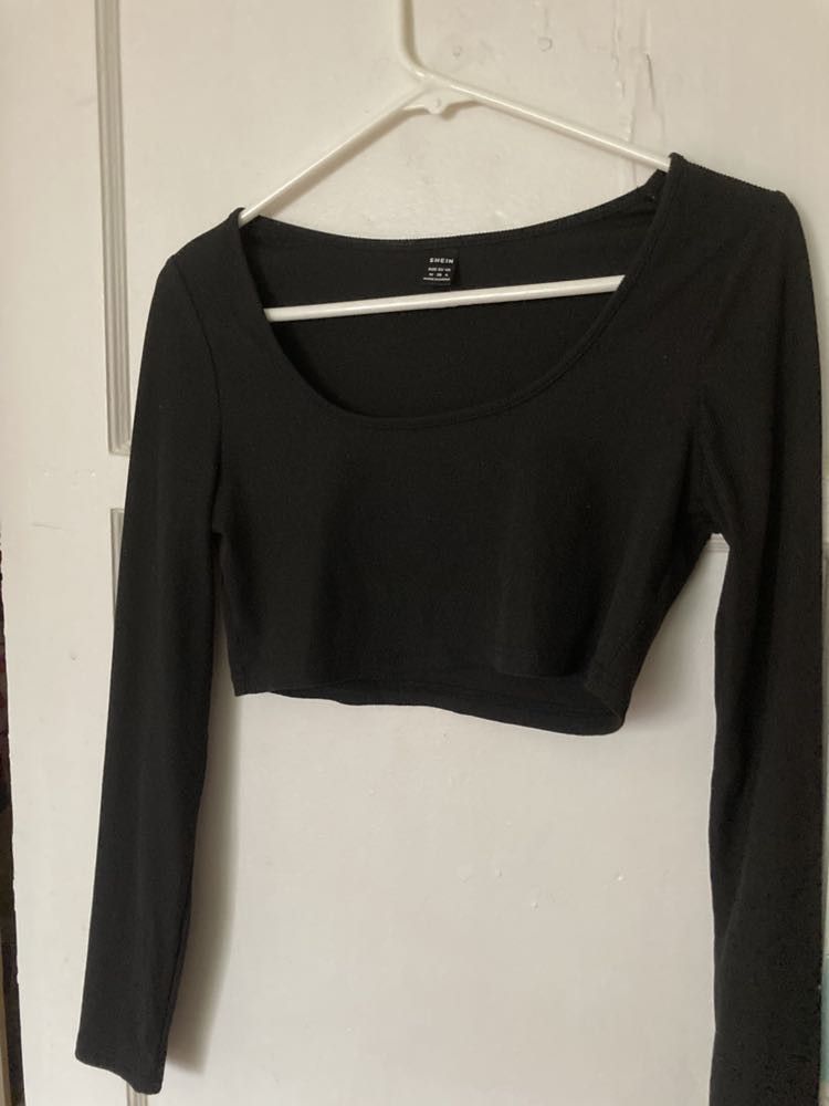 Black Crop Top