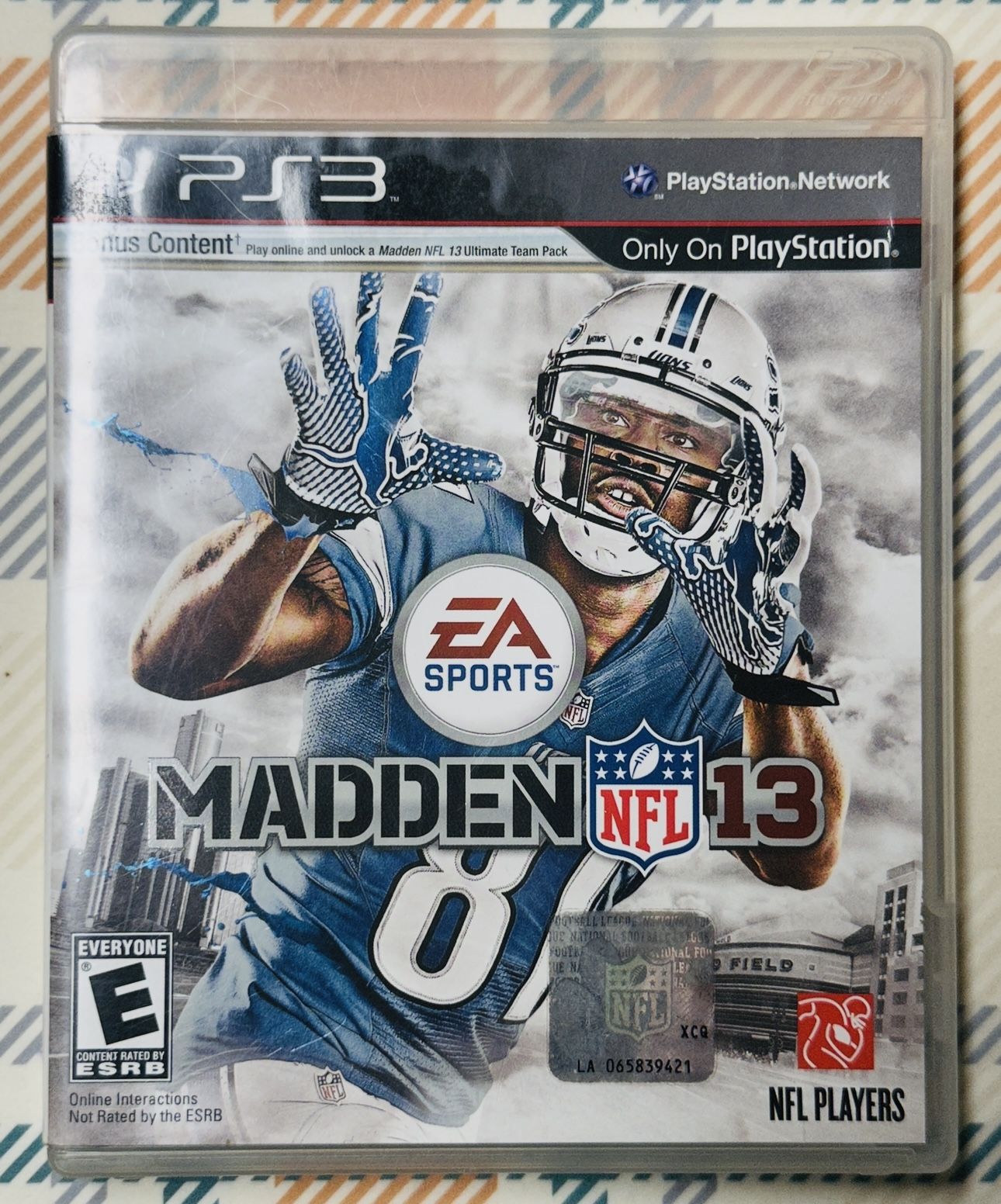 Madden NFL 13 (Sony PlayStation 3, 2012) With Case Tested Fast Shipping