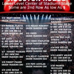 2026 Houston Rodeo Tickets  Some 2nd Row.   Starting @ $30