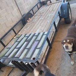 Ramp Trailer. 5' Fts by.. 14' Fts  2004 read Description 