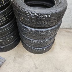 Set Of 255/65/17 Goodyear Wrangler 