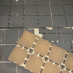 300 (3” X 3”) Brand New Porcelain Square Tiles For Bathroom Or Kitchen