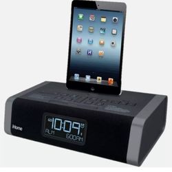 LIKE NEW - iHome Bluetooth Speaker, Alarm, Radio, Charger (Bedtime Beats incl)