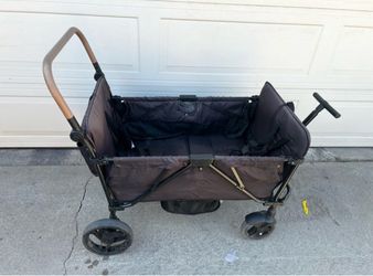 Folding Stroller Wagon with Push Handle
