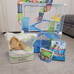 Hamster Cage And Supplies
