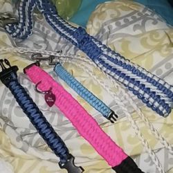 Paracord Dog And Cat Collars And Leashes 