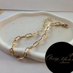 Classy Link Chain Bracelet, Mother's Day Gifts**
