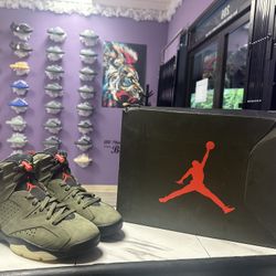 Jordan 6 Travis Scott Olive 