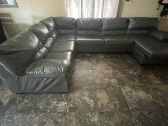 Grey couches
