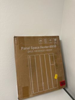 New Panel Space Heater 800W
