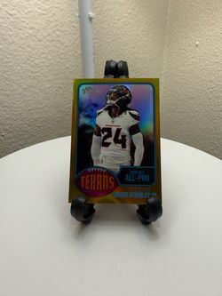 Derek Stingley Jr. Topps Heritage Gold Refractor 24 /50