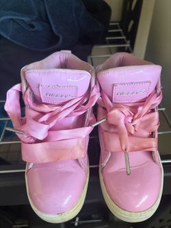 Heelys Pink Patent High-Top Roller Shoes