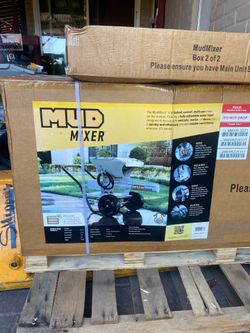Mud Mixer Continuous Feed Portable Electric Concrete Mixer