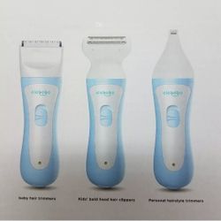elebebe waterproof multi-function home 3 pack hair trimmer