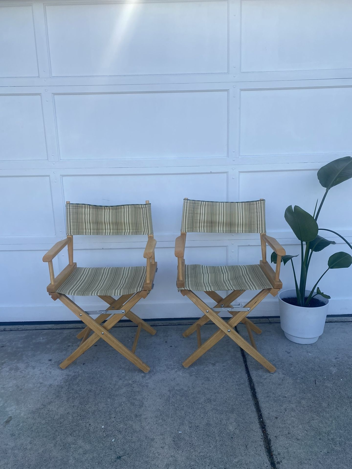 Green Director Chairs Set Of 2
