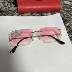 Red Diamond Cut Glasses