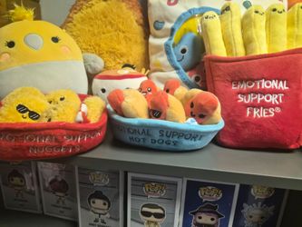 Character and Food Themed Plushies