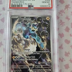 THUNDURUS STAMPED POKEMON CENTER PSA 10 PROMO