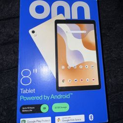 Brandnew ONN 8inch Tablet 