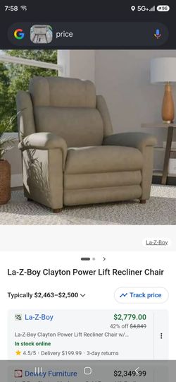 La-Z-Boy Clayton Power Lift Recliner Chair
