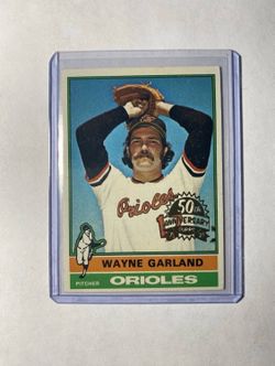 2025 Topps Heritage 50th Anniversary Buyback Wayne Garland 1976 Topps #414