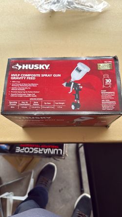 Husky HVLP Composite Spray Gun Gravity Feed