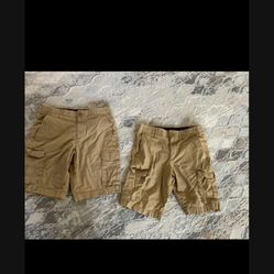 2 Boy Beige Shorts Size 30 Waist