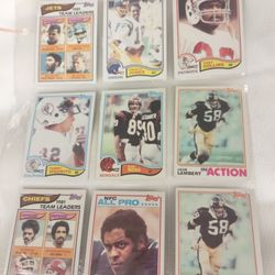 Over 50 1982 Topps Football Cards $35