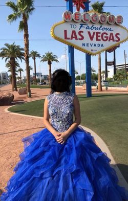 Quince Dress Royal Blue, Holographic Rhinestones for Sale in Las Vegas, NV - OfferUp Quince Dress Royal Blue, Holographic Rhinestones for Sale in Las Vegas, NV - OfferUp