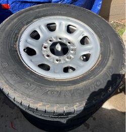 18" GMC HD / Chevy HD steel wheels 8x180 bolt pattern