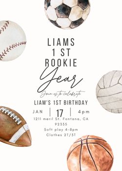 Digital birthday invitations