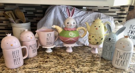 Rae Dunn Easter Bundle(prices Listed Or Make Offer)
