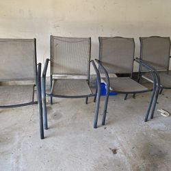 4 Outdoor Chairs  $10 Each Chair 