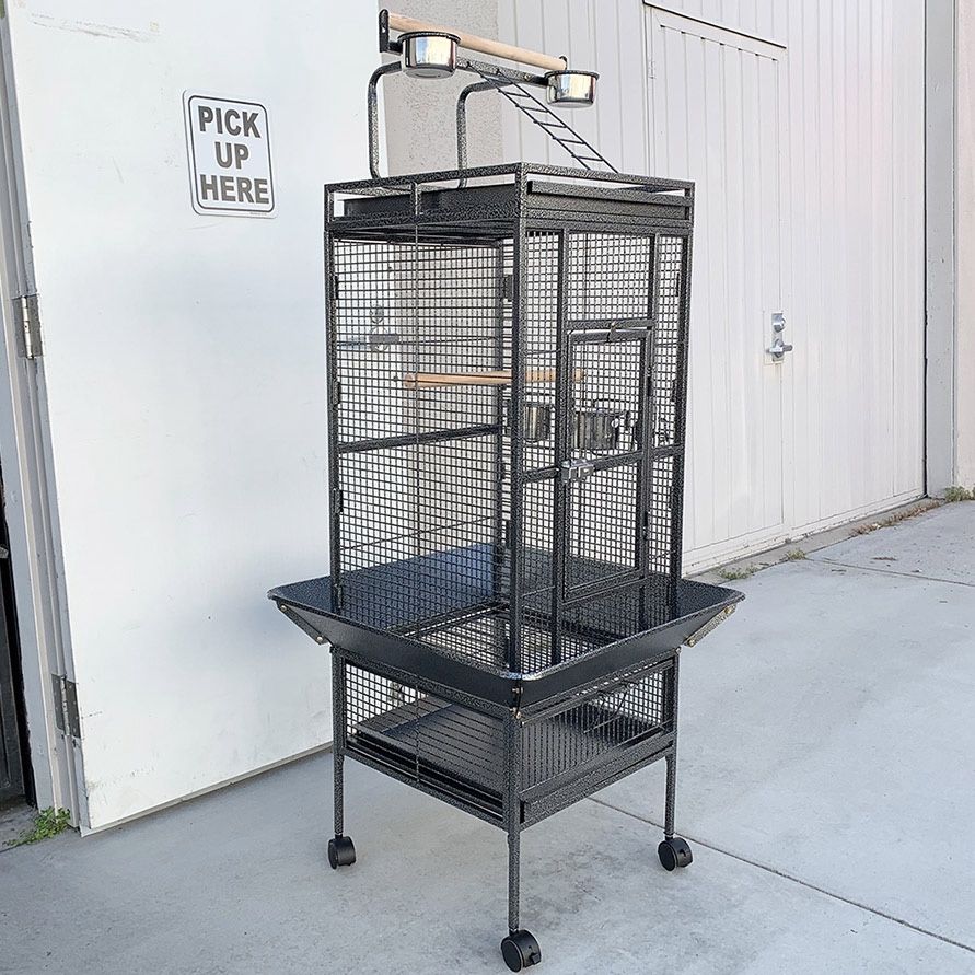 (New) $130 Bird Cage 61-inch Tall with Rolling Stand for for Parrots Parakeets Conures Lovebird Cockatoo 