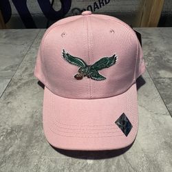 NWT Light Pink Throwback Philadelphia Eagles Adjustable Hat. Cap, Lid.