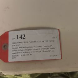 Original Montyelli A.P Baskin Sketch 