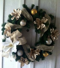 Handmade christmas wreath