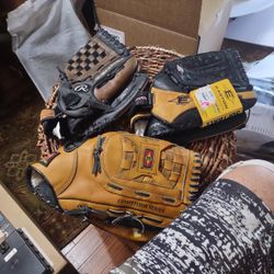12, 13, 14 Inch, Gloves Rawlings Easton Easton