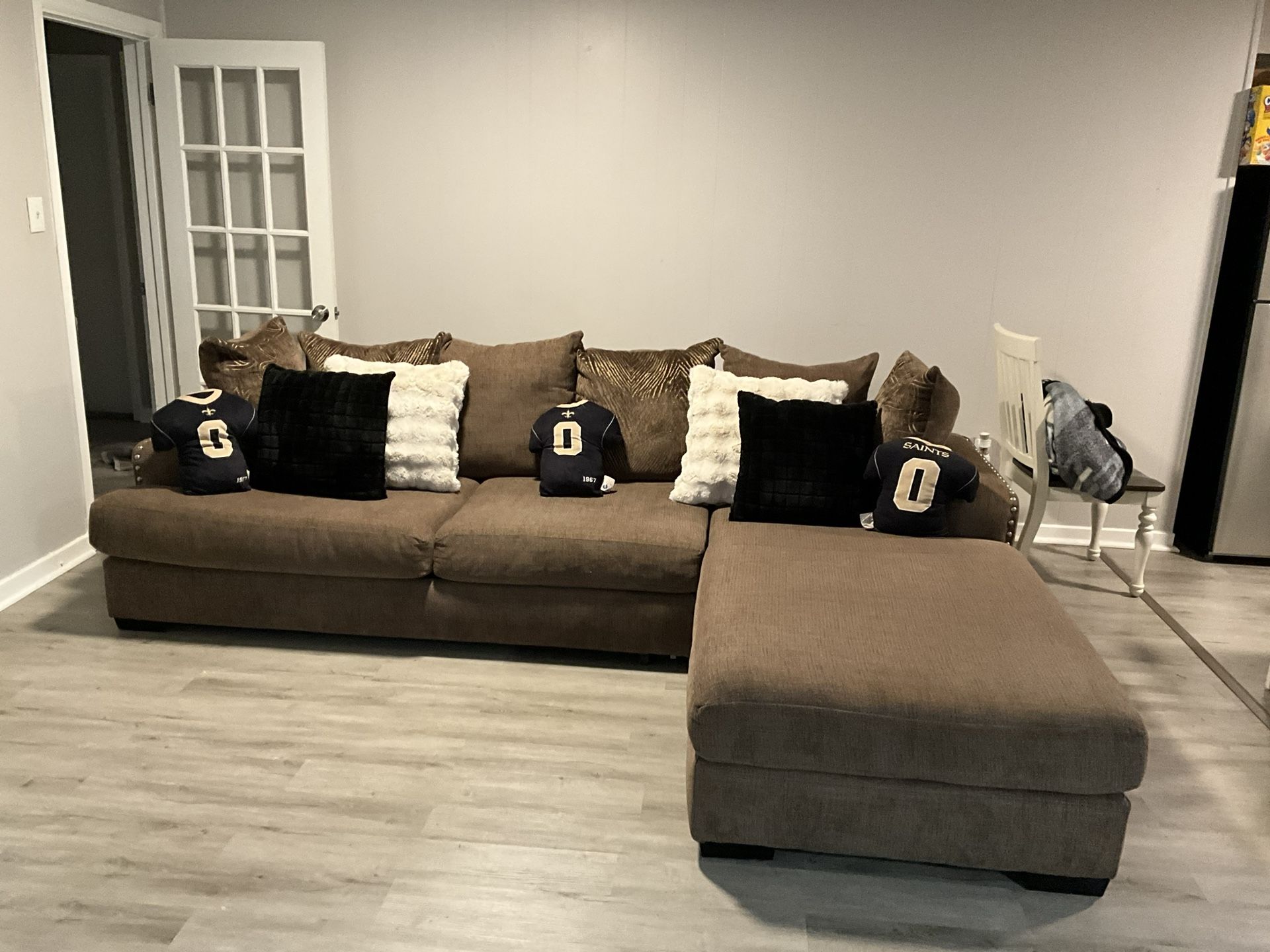 Brown Sectional Couch 