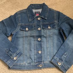 NWT Girls Size 7/8 Medium Denim Jean Jacket 