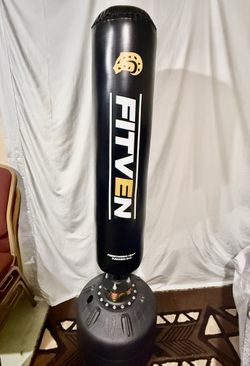 FITVEN Freestanding Punching Bag 70 In./205 Lbs., Heavy Boxing Bag with Suction Cup Base