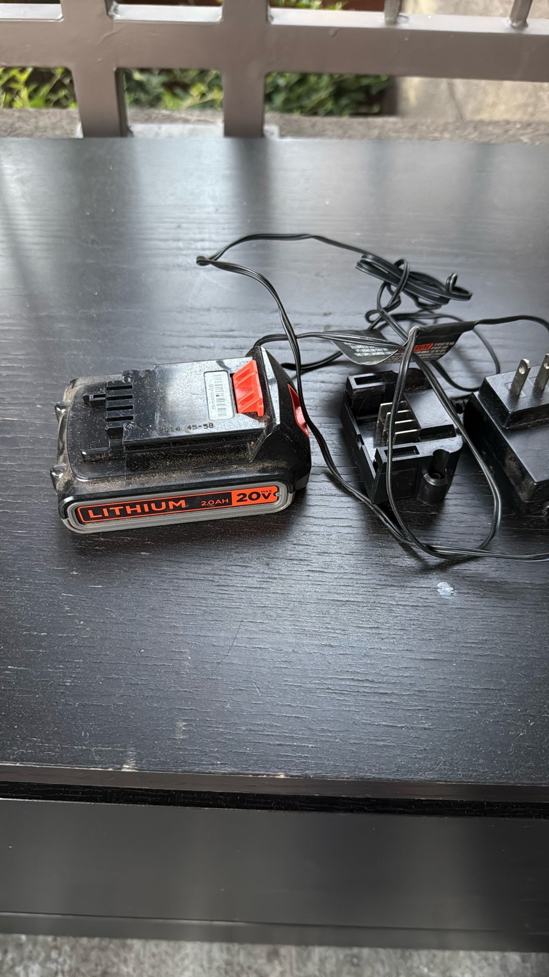 Black And Decker 20v Battery And Charger