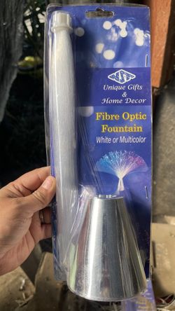 Fiber optic fountain