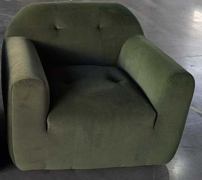 Brand New Velvet Modern Club Chair , Set Of 2