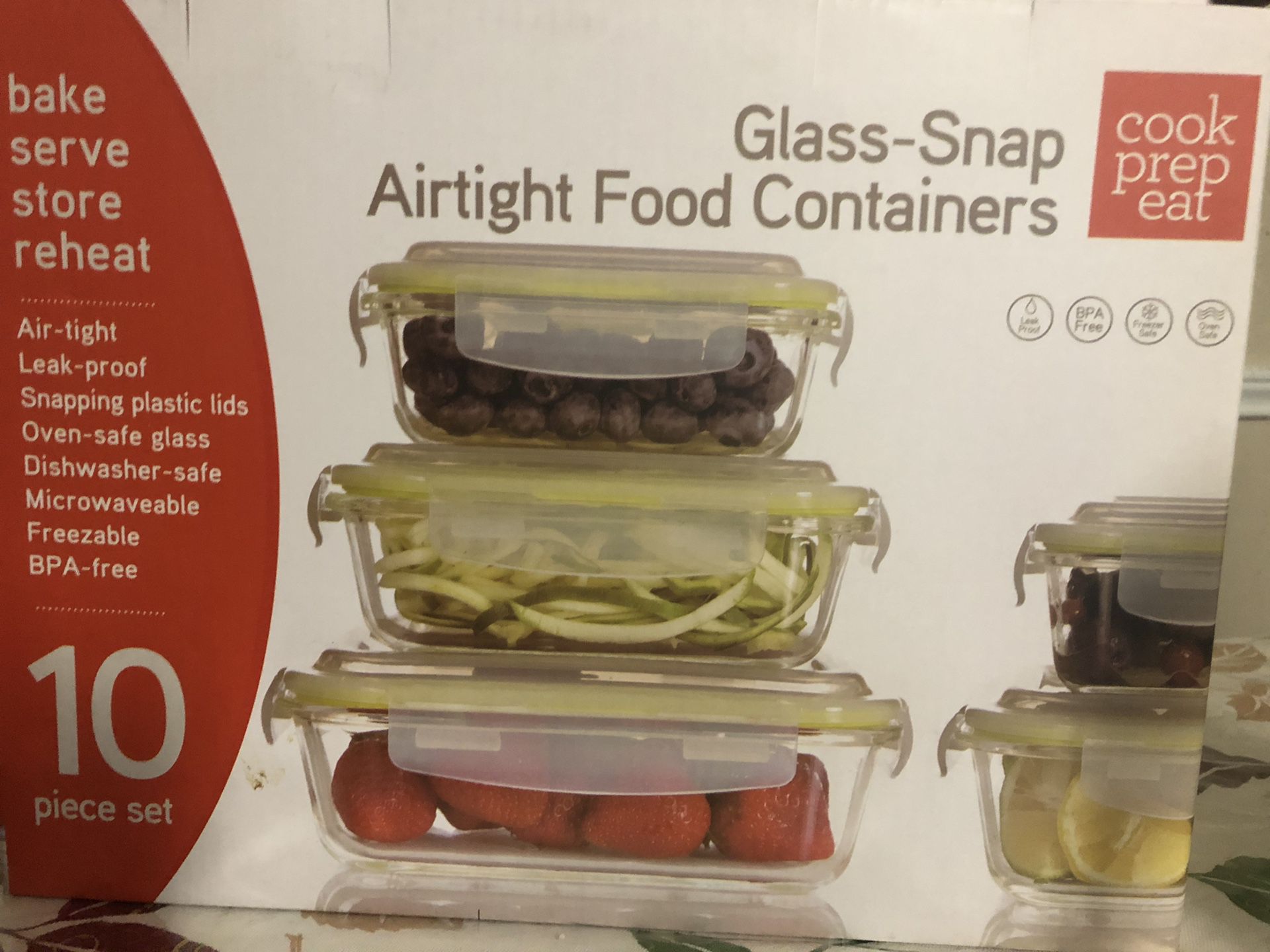 Food containers- loncheras de vidrio