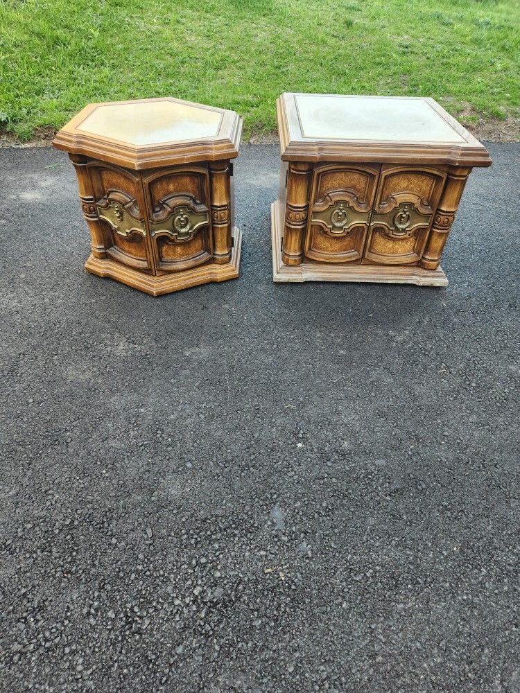Two (2) Mid-Century Modern End Tables