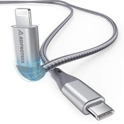 USB C to Lightning Cable, Type C to Lightning Cable 6FT, ADPROTECH [Apple MFi Certified] Fast Charging Cable Compatible with iPhone 13/12/11/Pro/Pro M