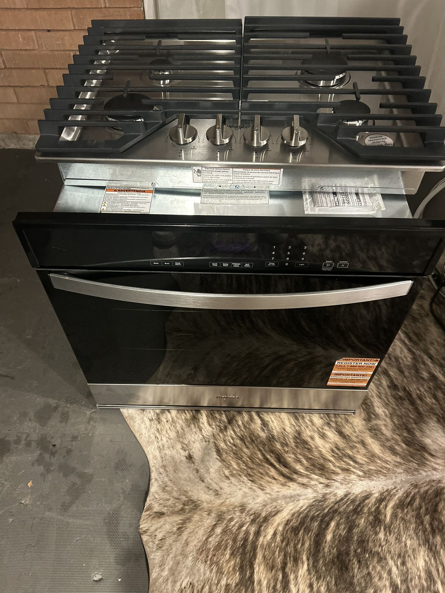 Cooktop Oven Combo