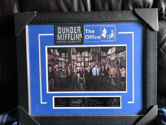 The Office Engraved/Signed Framed Photo