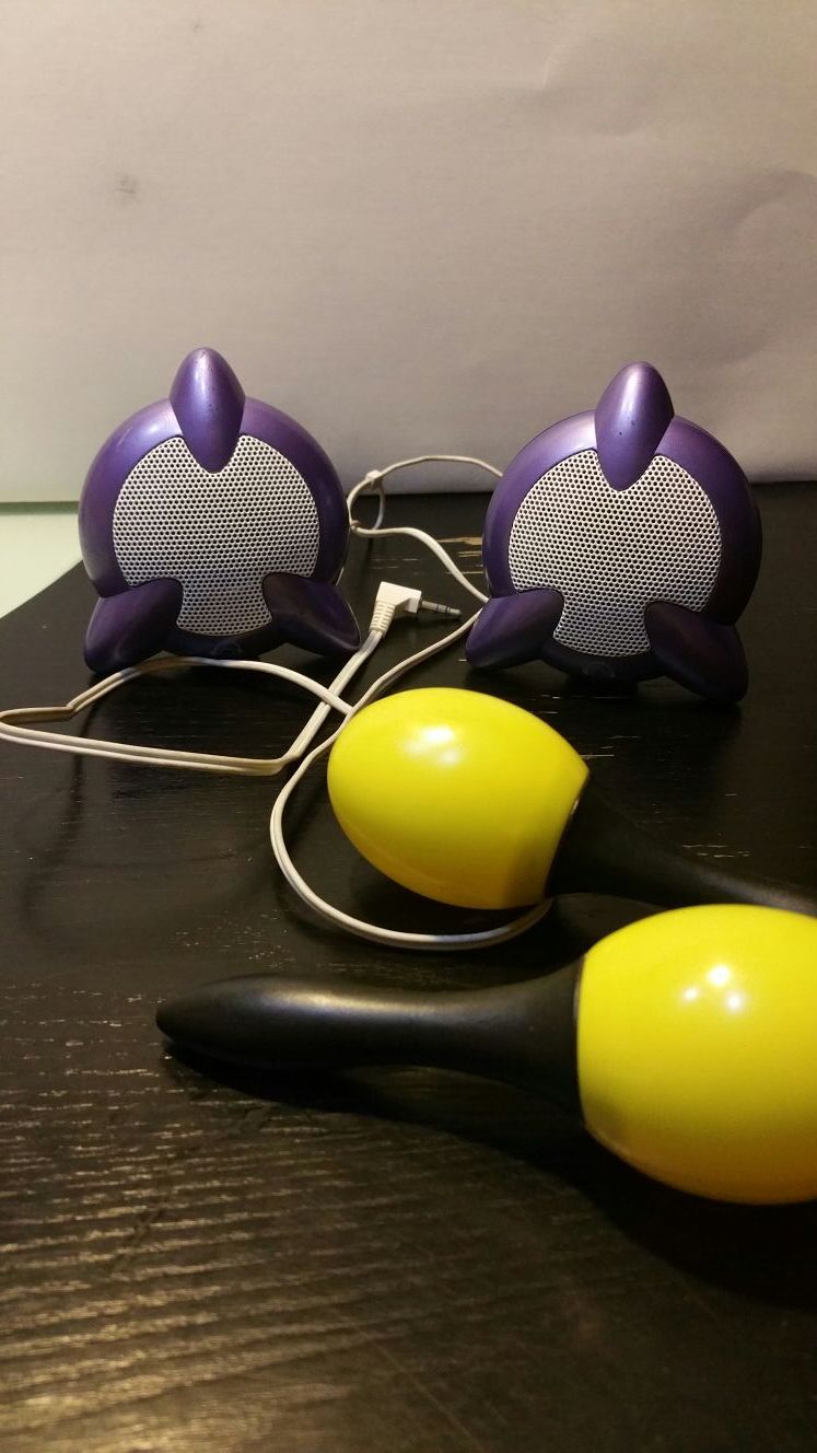 Speakers and or maracas
